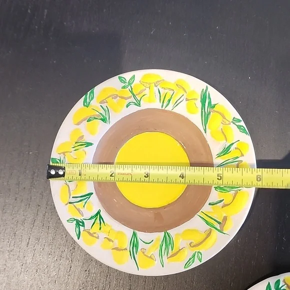 Pair of vintage mushroom plates - Picture 7 of 8